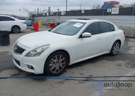 2013 Infiniti G37 Sport z USA, uszkodzony, nr VIN JN1CV6AP2DM300444